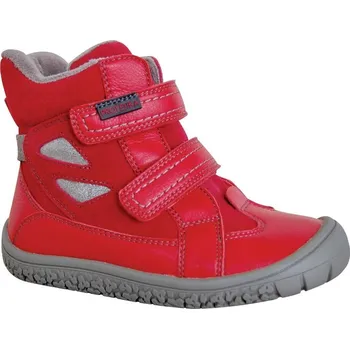 Dětská treková obuv PROTETIKA, ELIS red - dívčí zimní barefootová obuv 29