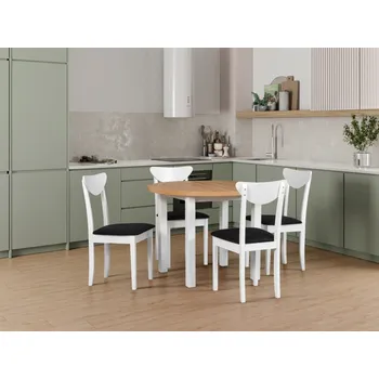 Jídelní set Jídelní set 4+1 Igor Vyberte Tkaninu:: Tkanina 19, Vyberte Moření:: Komplet bílé