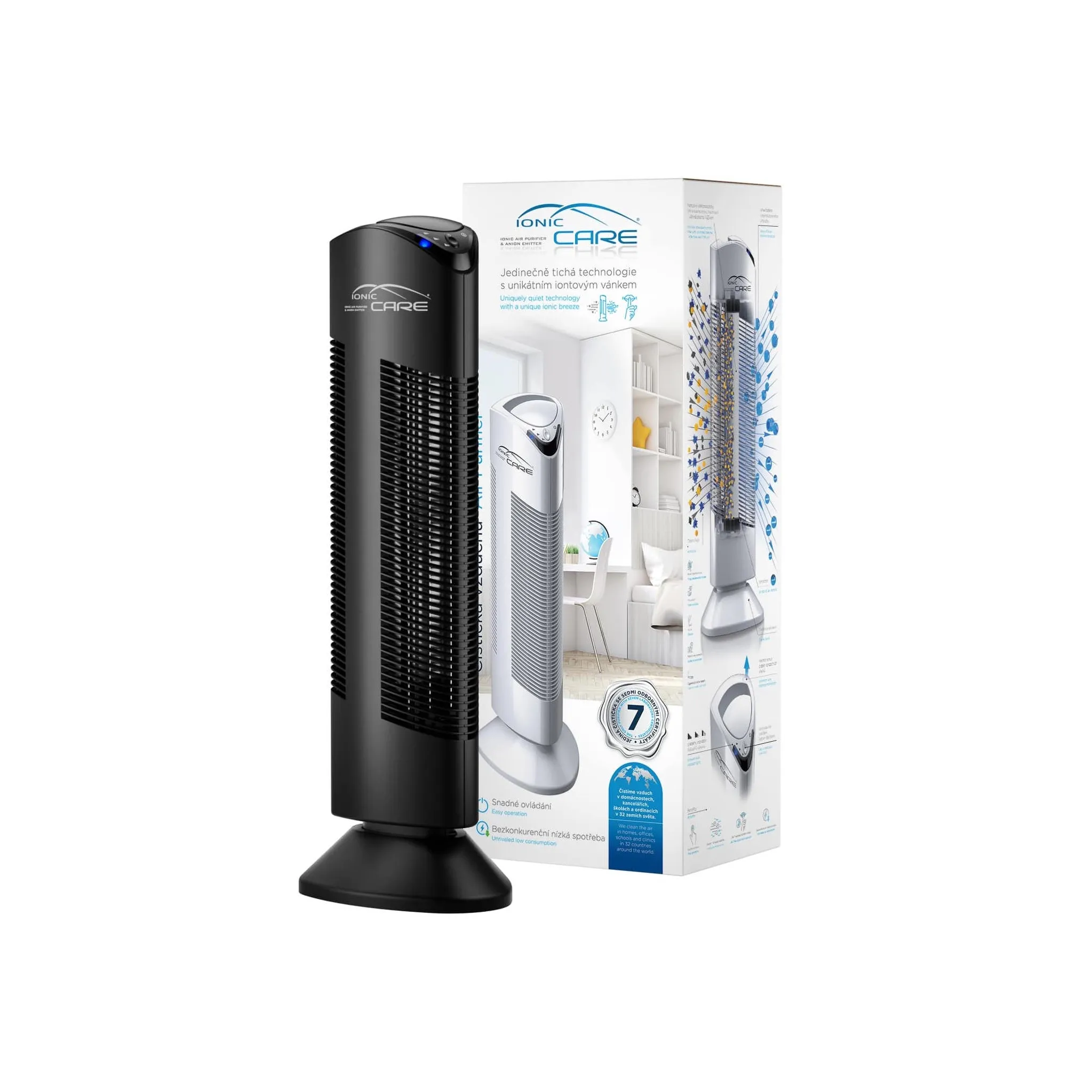 Fotografie 6 - Čistička vzduchu Ionic-CARE Triton X6 černá