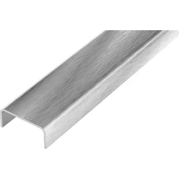 ukončovací lišta ACARA DL2/1 listela široká, nerez V2A kartáč, 10 mm, 1,5 m AAUEK 100/1,5