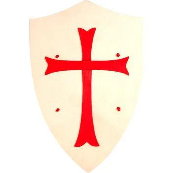 Dřevěná hračka Fauna Dřevěný štít s křížem