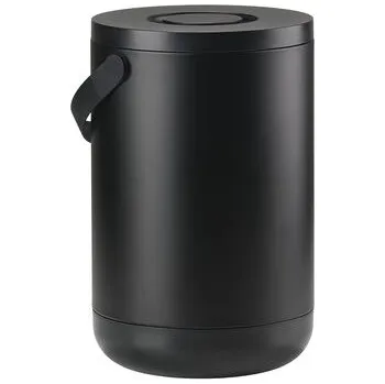 Odpadkový koš Kuchyňský kontejner na bio odpad 15l CIRCULAR Black, černý - ZONE DENMARK (CIRCULAR nádoba na bio odpad 15 l, černá - ZONE DENMARK)