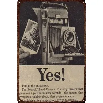 Plechová cedule Plechová retro cedule Yes! (oblíbená foto retro cedule na zeď)