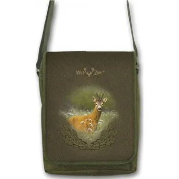 Brašna lovecká WILD ZONE zelená 28x33x7cm srnec
