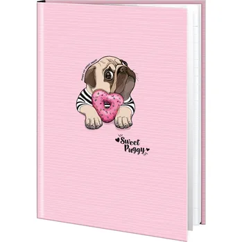 Zápisník ARGUS Sešit s tvrdým obalem A5 Puggy 14610361