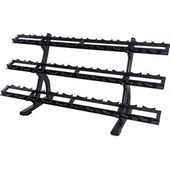 inSPORTline Trojřadý stojan na jednoruční činky GymRack III