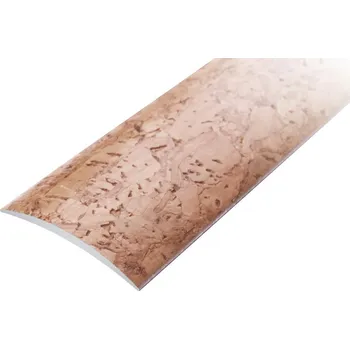 Podlahová lišta ACARA AP1 přechodová lišta samolepící, hliník + dýha lakovaná korek, 30 mm, 0,9 m APD L3099-SK/0,9
