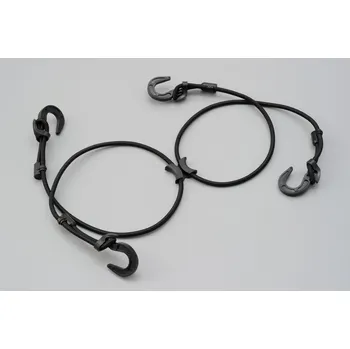 Upínací popruh Gumicuk do kříže s robustními plastovými háky Daytona