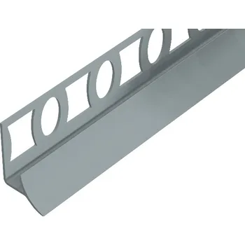 ukončovací lišta ACARA VP8 sanitární vanová lišta, PVC tm. šedá, 7 mm, 2,5 m AAPV6718