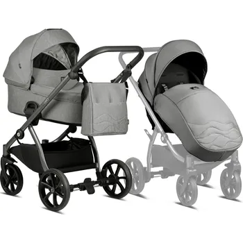 Kočárek TUTIS Kombinovaný kočárek Leo Grey