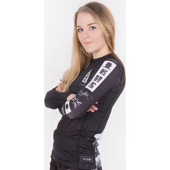Rashguard Tatami fightwear Dámský rashguard - funkční tričko Tatami Kanagawa - dlouhý rukáv - černý Velikost: L