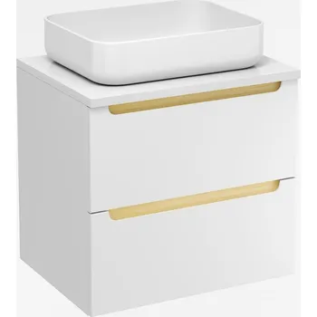 Koupelnový nábytek Koupelnová skříňka pod umyvadlo Naturel Stilla 60x60x45 cm bílá STILLAD06056DB