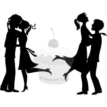 Jedlá dekorace na dort Caketools Jedlý papír "Zamilovaní 5" A4