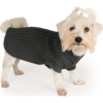 Obleček pro psa Svetr Lisabon šedý, 20-55cm