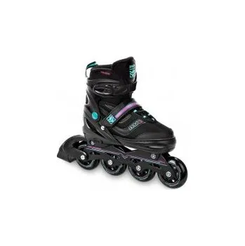 Kolečkové brusle Raven Drill mint/pink abec7 ALU EU 34-37 brusle + DÁREK DLE VÝBĚRU!