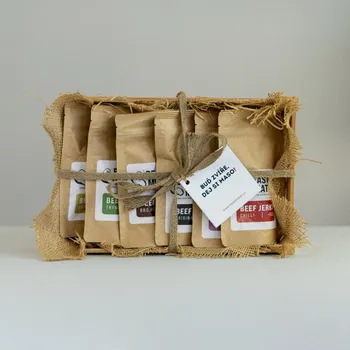 Sušené maso Dárková bednička plná sušenýho masa 50 g