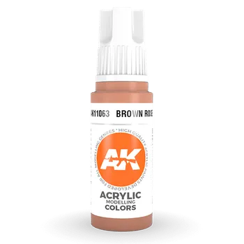 Modelářská barva AK Interactive: General Series - Brown Rose 17ml