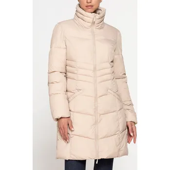 Dámský kabát Carrera dámský péřový kabát Beige 481N/1806A Velikost: L