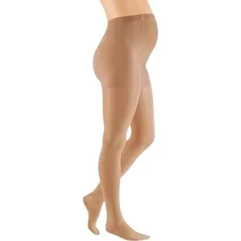 Dámské punčochy Punčochové kalhoty mediven elegance (II.KT)—Těhotenské, velikost 4, barva caramel, délka krátká, se špicí