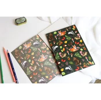 Sešit ePiPí Sešit A5 - V lese Listy sešitu: Linky