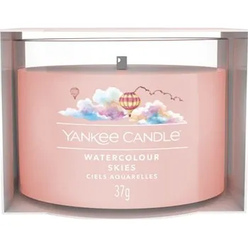 Svíčka Yankee Candle Votivní Svíčka Plněná VE Skle Watercolour Skies 37 gram