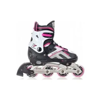 Kolečkové brusle Raven Pulse black/pink EU 37-40 brusle + DÁREK DLE VÝBĚRU!