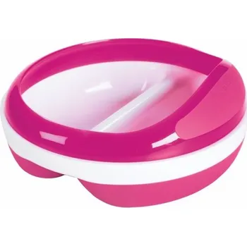 Oxo OXO dělená miska s víčkem růžová