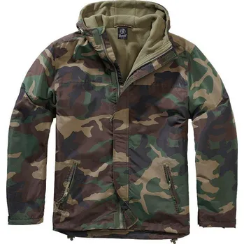 Brandit BRANDIT BUNDA Windbreaker Frontzip Woodland XL + Dárek v hodnotě 50 Kč