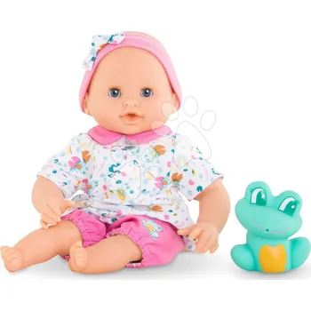 Panenka ke koupání Baby Bath Océane Mon Premiere Poupon Corolle s modrýma mrkacíma očima a žábou 30 cm od 18 měsců