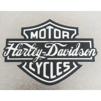 Harley - Davidson č.6 - plastová dekorace - bez trnu
