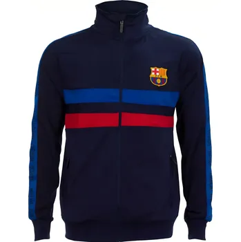 Pánská větrovka FC Barcelona Sportovní bunda FC Barcelona, tmavě modrá Velikost: L