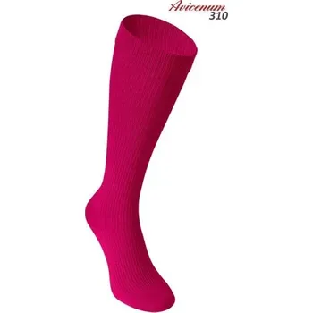 Dámské ponožky Lýtkové punčochy Avicenum PHLEBO 310—Velikost 3, barva růžová, se špicí
