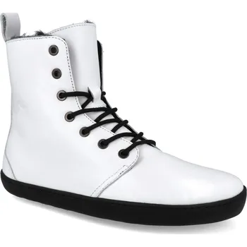 Dámská zimní obuv Barefoot dámské zimní boty Aylla - Chiri černobílé Velikost: 40