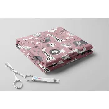 Softshell s beránkem, Malované safari Barva: Fialová