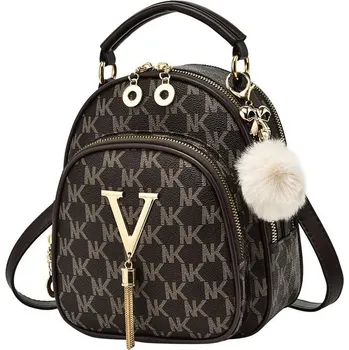 Městský batoh Lifestyle Dámský batůžek/crossbody NK 5 l černý/hnědý/šedý