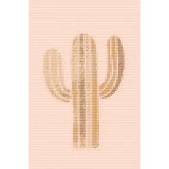 Diamantové malování Diamantové malování - Boho kaktus Velikost: 20x30cm, Rámování: Pouze srolované plátno, Diamanty: Kulaté