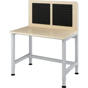 Dílenský stůl Pracovní stůl s deskou na nářadí a kontejnery (100x65 cm)