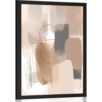 Plakát Dovido Plakát abstraktní tvary No10