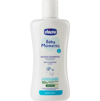 Koupelová kosmetika Chicco Baby Moments Bath Shampoo šampon na celé tělo pro děti od narození 200 ml