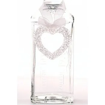 Svatební dekorace Srdíčka na láhev - 10 ks