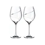 Diamante Silhouette sklenice na červené…