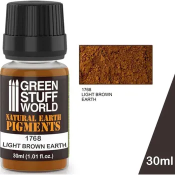 Natural Earth Pigments – Light Brown Earth (30 ml)