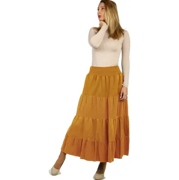 Dámská sukně Glara Dámská dlouhá manšestrová sukně 973510