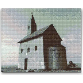 Diamantové malování Diamantové malování - Dražďovský kostel, Nitra Velikost: 30x40cm, Rámování: Pouze srolované plátno, Diamanty: Kulaté