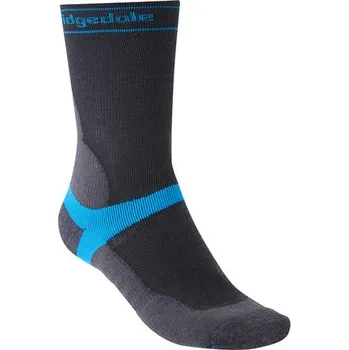 Bridgedale MTB Mid-Season Weight T2 Merino Sport Boot - pánské jarní a podzimní cyklistické ponožky dark grey - L (9-11,5) / EU 44-47 / 27-29 cm