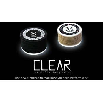 Kulečník Kůže vrstvená KAMUI Clear Black M - 13 mm