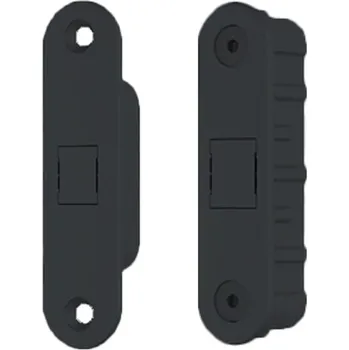 Nábytkové kování AGB - TOUCH set pevných magnetů - hliník/dřevo BS - Černá matná