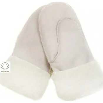 Rukavice Rukavice z ovčí vlny velur bílé, Barevné varianty Bílá, Velikosti M 200-100-00205