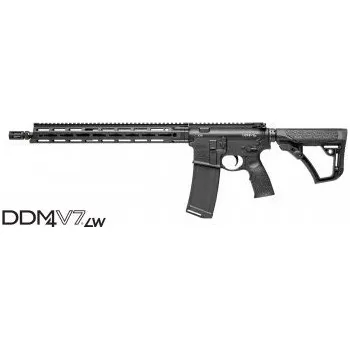 Airsoftová zbraň Daniel Defense Puška samonab. Daniel Defense, Mod.:DDMSR-15 V7LW Black, Ráže:.223 Rem.,hl.:16", M-Lock sy