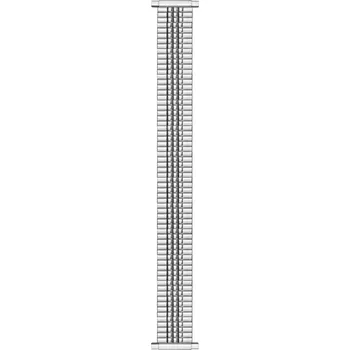 Řemínek na hodinky Ocelový řemínek na hodinky pružný stříbrný